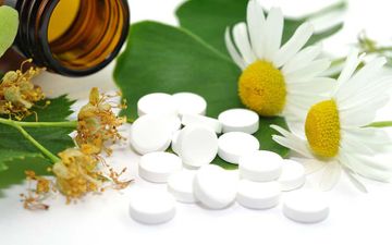 Tabletten und Pflanzen